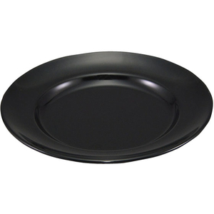 エンテック ラーメン丼受皿 小 (平皿20cm) (黒) FC73296-NO.26AB-イメージ1