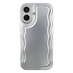 ユニケース wavy loop(silver) for iPhone 17 UNI-25M-WLSV-イメージ1