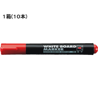 コクヨ ホワイトボードマーカー 細字 赤 10本 1箱(10本) F838101-PM-B101NR