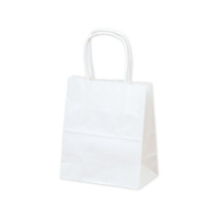 タカ印 手提げ袋 白無地 180×100×210mm 25枚 FCE161Z-50-5913