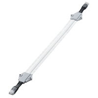 エレコム CAT6A準拠すき間用LANケーブル(屋外対応版) 40cm フラット 高速 アルミ強化 RJ45 有線LAN 延長コード シルバー LD-VAPF6A/SV04