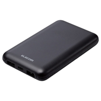 エレコム 薄型コンパクトモバイルバッテリー(10000mAh/20W/C×1+A×2) ブラック DE-C44-10000BK