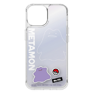 グルマンディーズ iPhone 15/14/13用ハイブリッドケース(OIシート) SHOWCASE+ ポケットモンスター メタモン POKE-876B-イメージ1