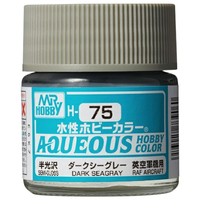 クレオス 水性ホビーカラー H-75 ダークシーグレー H75ﾀﾞ-ｸｼ-ｸﾞﾚ-
