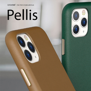 araree iPhone 11 Pro用ケース PELLIS BROWN AR16906I58R-イメージ2