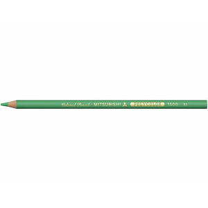 三菱鉛筆 ポリカラー(色鉛筆)エメラルドいろ エメラルド1本 F863375-H.K7500B.31-イメージ1