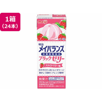 明治 メイバランスブリックゼリー ストロベリー味 220g×24本 FCJ421E