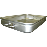 中尾アルミ製作所 アルマイト 手付 キングボックス 番重 特大 90mm FC170KZ-0308800