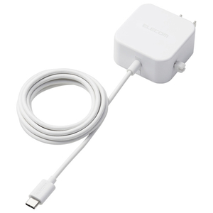 エレコム AC充電器(2.4A/Cケーブル一体型/1.5m) ホワイト MPA-ACC20WH エレコム AC充電器(2.4A/Cケーブル一体型/1.5m) ホワイト MPA-ACC20WH