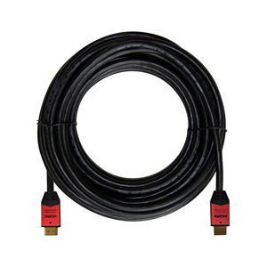 ホーリック イーサネット対応ハイスピードHDMIケーブル(10m) レッド HDM100-906RD-イメージ1