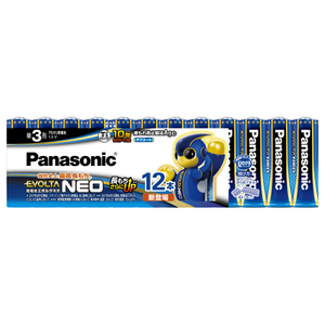 パナソニック 単3形アルカリ乾電池 12本入り エボルタネオ LR6NJ/12SW パナソニック 単3形アルカリ乾電池 12本入り エボルタネオ LR6NJ/12SW