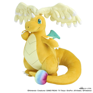 タカラトミー ポケットモンスター ポケモンぬいぐるみ メガカイリュー メガカイリュー ﾎﾟｹﾓﾝﾇｲｸﾞﾙﾐﾒｶﾞｶｲﾘﾕ--イメージ1