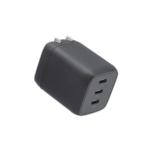 MOTTERU USB充電器 PD67W USB-Cx3 スモーキーブラック MOT-ACPD67C3-BK-イメージ1