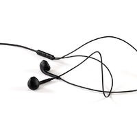 アクセス AHC88BK リモコンマイク付き有線イヤフォン ブラック