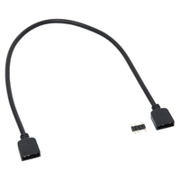 アイネックス アドレサブルLED用延長ケーブル 30cm ブラック RLD-EXD30A