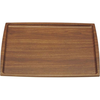 マイン 木目調ABSトレー 長角盆 濃木目 NS M44-361 FC304LL-4144871