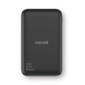 マクセル 半固体モバイルバッテリー5000mAh ブラック MPC-CSSB5000BK