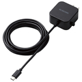 エレコム AC充電器(2．4A/Cケーブル一体型/2．5m) ブラック MPA-ACC21BK