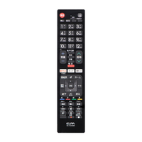 エルパ RC-TV019SH テレビリモコン(シャープ アクオス用) 黒