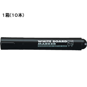 コクヨ ホワイトボードマーカー 中字 黒 10本 1箱(10本) F838116-PM-B102ND-イメージ1