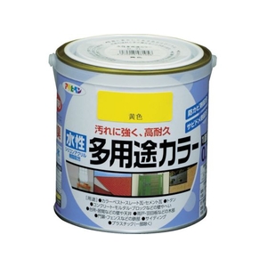 アサヒペン 水性多用途カラー 0.7L 黄色 FC324HS-7878443-イメージ1
