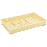 三甲 サンコー 大型 番重 底面穴付 大B-2 クリーム PP FC854LM-4861800