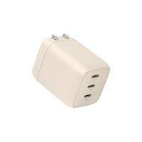 MOTTERU USB充電器 PD67W USB-Cx3 アーモンドミルク MOT-ACPD67C3-AM