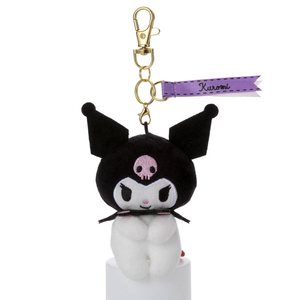 タカラトミーアーツ サンリオキャラクターズ/ちょっこりさん/キーチャームマスコット/クロミ クロミ ｻﾝﾘｵﾁﾖﾂｺﾘｻﾝｷ-ﾁﾔ-ﾑｸﾛﾐ-イメージ1