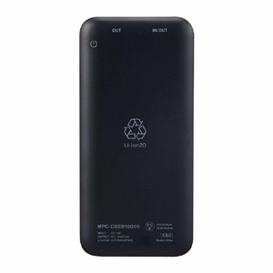 マクセル 半固体モバイルバッテリー10000mAh ブラック MPC-CSSB10000BK-イメージ3