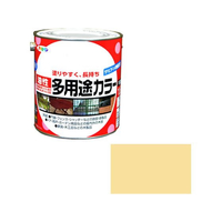アサヒペン 油性多用途カラー 1.6L クリーム FC529NS