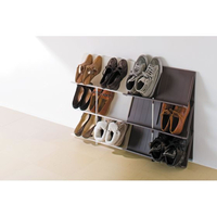 吉川国工業所 FC961SK ライクイット/シューズラック3段 ブラウン