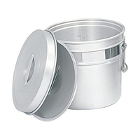 オオイ金属 アルマイト 段付二重食缶 246-R 8L(直径265×H260) FC405LW-7782100