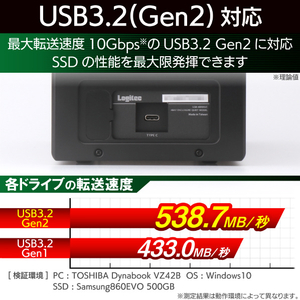 ロジテック USB3．1(Gen2)対応4bayHDDケース LGB-4BNHUC-イメージ5