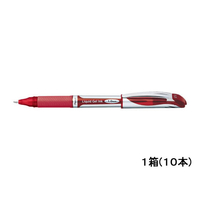 ぺんてる エナージェル 太字 1.0mm 赤 10本 1箱(10本) F888366-BL60-B