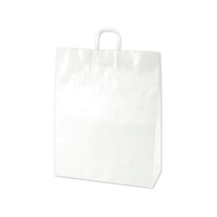 タカ印 手提げ袋 白無地 420×160×535mm 10枚 FCE164Z-50-6500