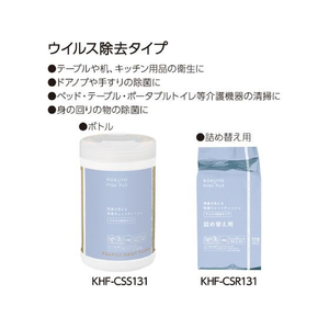 コクヨ Hibifull 残量が見える除菌ウェットティッシュウイルス除去ボトル FC261SV-KHF-CSS131-イメージ9