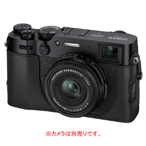 富士フイルム X100V専用レザーケース ブラック FLCX100VB-イメージ2