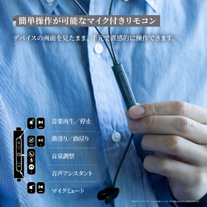 AVIOT AVIOT有線イヤホン Black CE-G1-BK-イメージ12