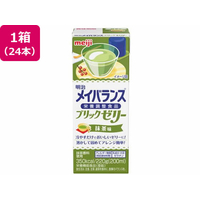 明治 メイバランスブリックゼリー 抹茶味 220g×24本 FCJ423E