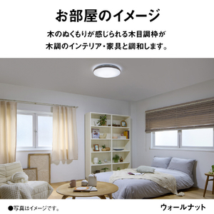 パナソニック LEDシーリングライト カラーフレームシリーズ　ウッディグレイン HH-CN1248A-T-イメージ11