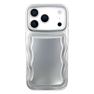 ユニケース wavy loop(silver) for iPhone 17 Pro UNI-25MP-WLSV-イメージ1