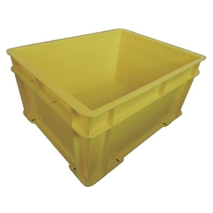 ＤＩＣプラスチック DA型コンテナDA-24 外寸:W446×D343×H217.5 黄 FC797GX-8355742-イメージ1