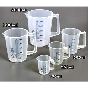 トラスコ ポリプロピレン青目盛ビーカー　１００ｍｌ（取手付） HPB-100-イメージ4