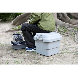 トラスコ中山 トランクカーゴ 30L グレー 400390370グレー30 FC817GL-2073976-イメージ4