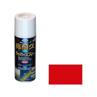 アサヒペン 高耐久ラッカースプレー 300ml 赤 FC040NS