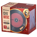 Verbatim シックなカラーのレコードデザイン音楽用CD レコードデザインPhono-R 10枚組 AR80FHX10V7