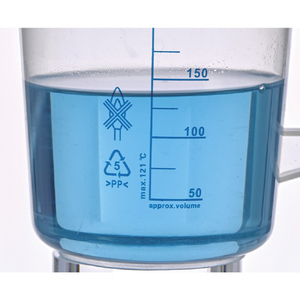 トラスコ ポリプロピレン青目盛ビーカー　２５０ｍｌ（取手付） HPB-250-イメージ3