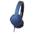 オーディオテクニカ ポータブルヘッドフォン ディープブルー ATH-AR3 BL-イメージ1