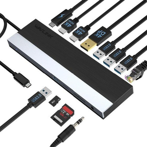 WAVLINK 11-in-1 USB-C Triple Display MSTドッキングステーション WL-UMD08-イメージ3