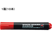コクヨ ホワイトボードマーカー 中字 赤 10本 1箱(10本) F838119-PM-B102NR